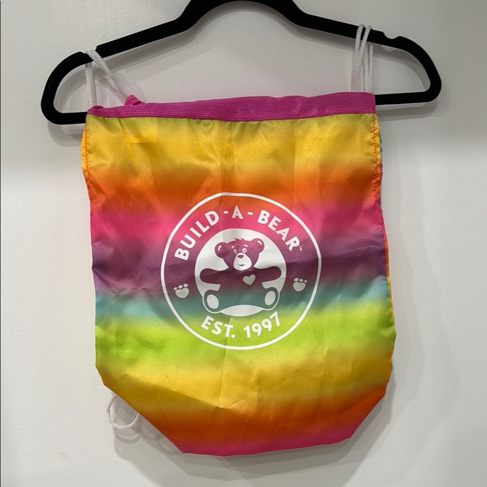 Build-A-Bear Rainbow Drawstring Bag - image 1
